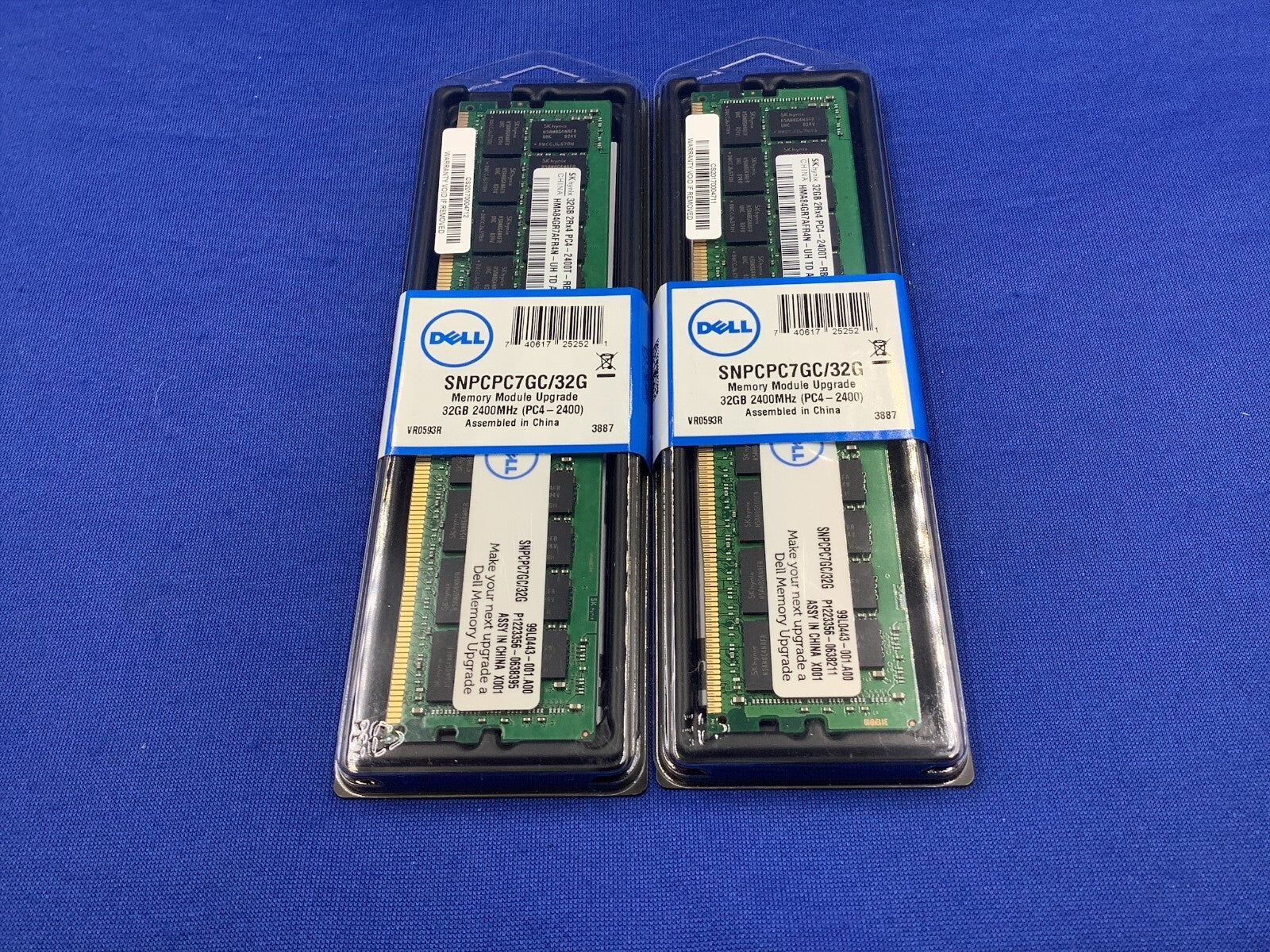 SNPCPC7GC/32G DELL 32GB (1X32GB) 2RX4 PC4-2400T RDIMM MEMORY