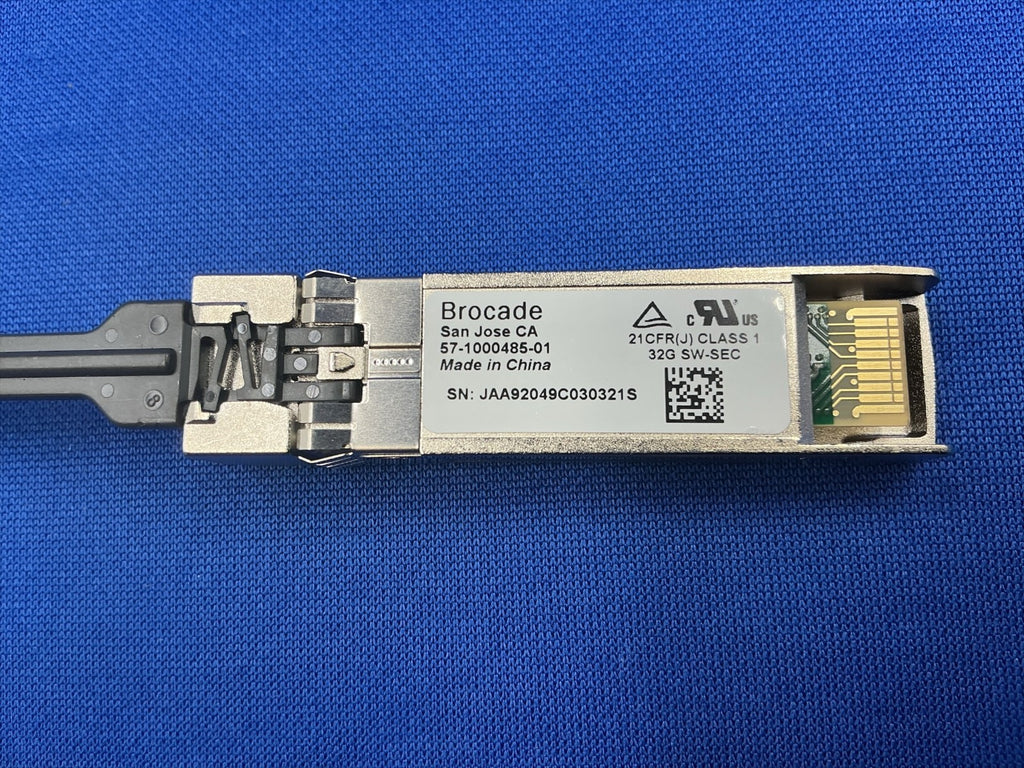 57-1000485-01 BROCADE 32G 850NM Fibre Channel  SW MMF LC SFP+ TRANSCEIVER