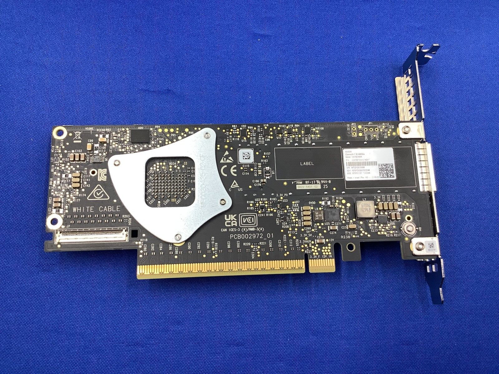 MCX75510AAS-NEAT NVIDIA ConnectX-7 400GbE/NDR IB 1-Port OSFP PCIe 5.0 x16 ADAPTE