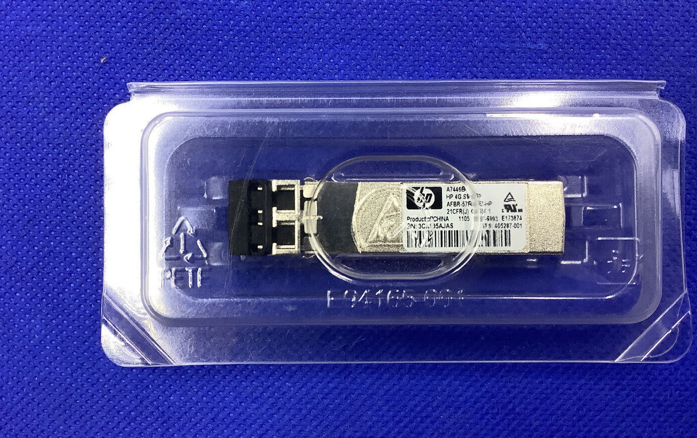 Lot of 34pcs A7446B  HPE 4GB SHORT WAVE SINGLE PACK SFP TRANSCEIVER 405287-001