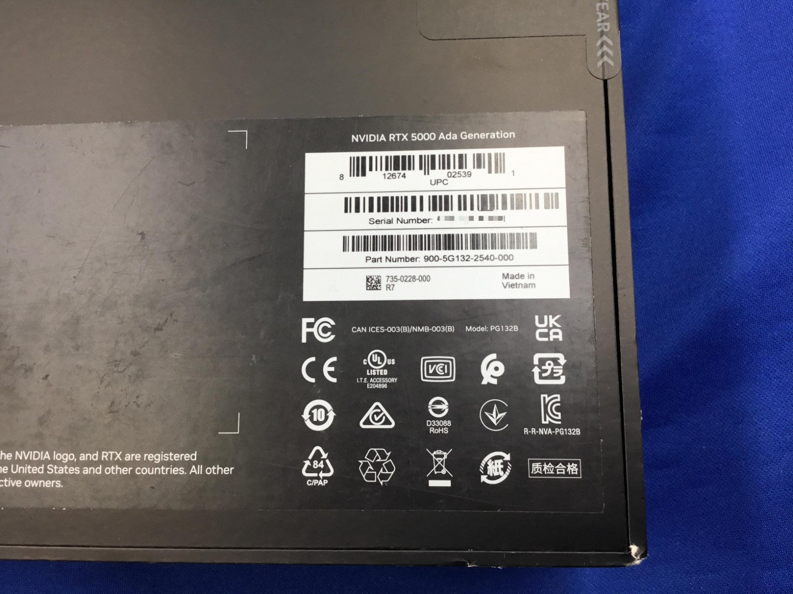 NVIDIA  RTX 5000 ADA Generation 32GB GDDR6 Graphics Card 900-5G132-2540-000