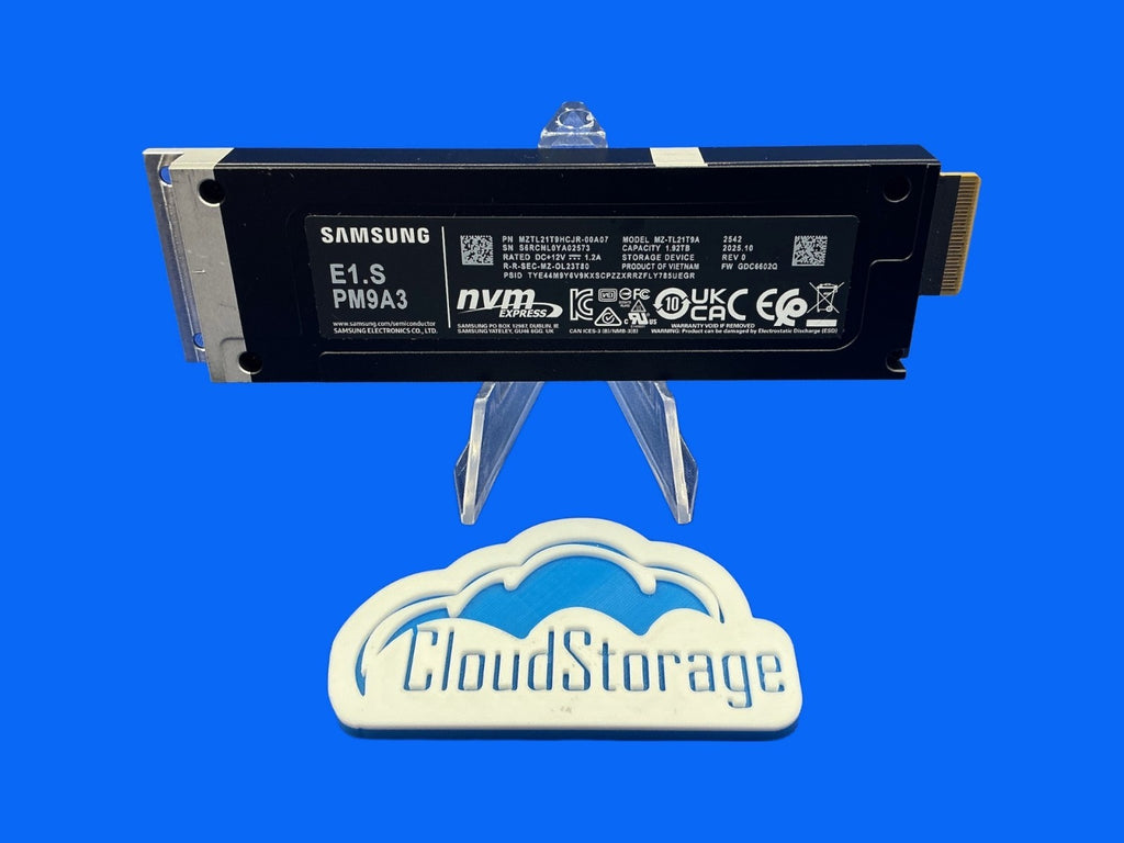 Samsung PM9A3 1.92TB E1.S PCIe Gen4 NVMe Enterprise SSD MZ-TL21T9A