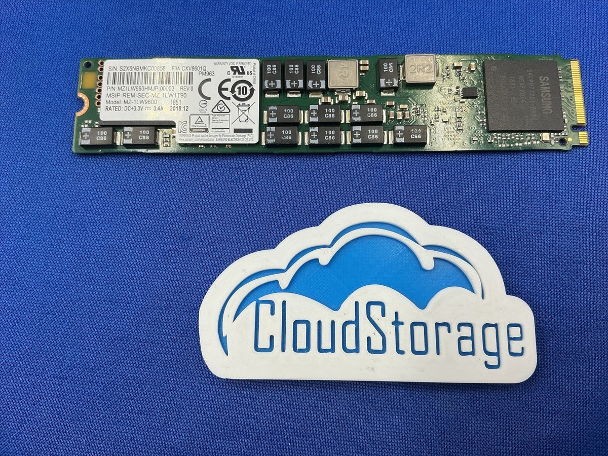 MZ-1LW9600 Samsung PM963 960GB M.2 22110 NVMe PCIe 3.0 x4 SSD MZ1LW960HMJP
