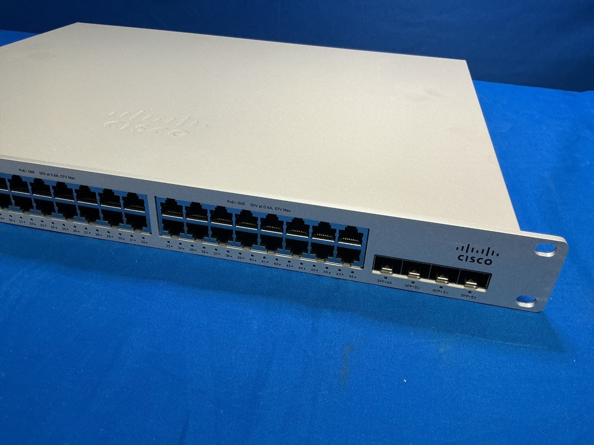 Cisco Meraki MS150-48FP-4X 48-Port PoE Managed Ethernet Switch UNCLAIMED