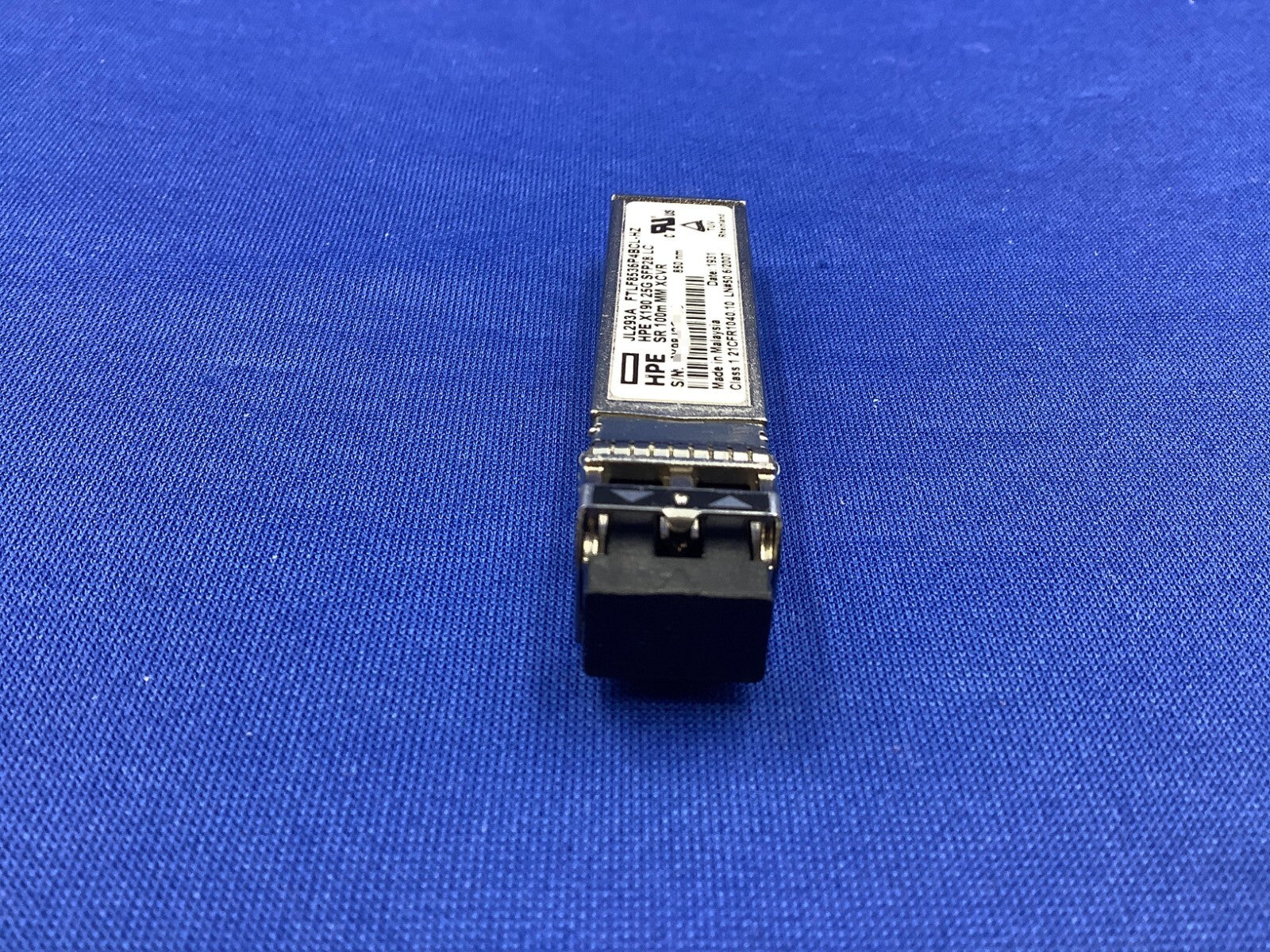 HPE JL293A HPE X190 25G SFP28 LC SR 100M MMF TRANSCEIVER JL293-61001