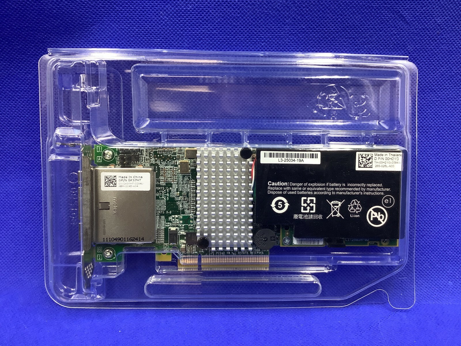 DELL K37HT SAS9280-8e LSI 8-Port 6Gb/s PCI Express SATA /SAS RAID Controller