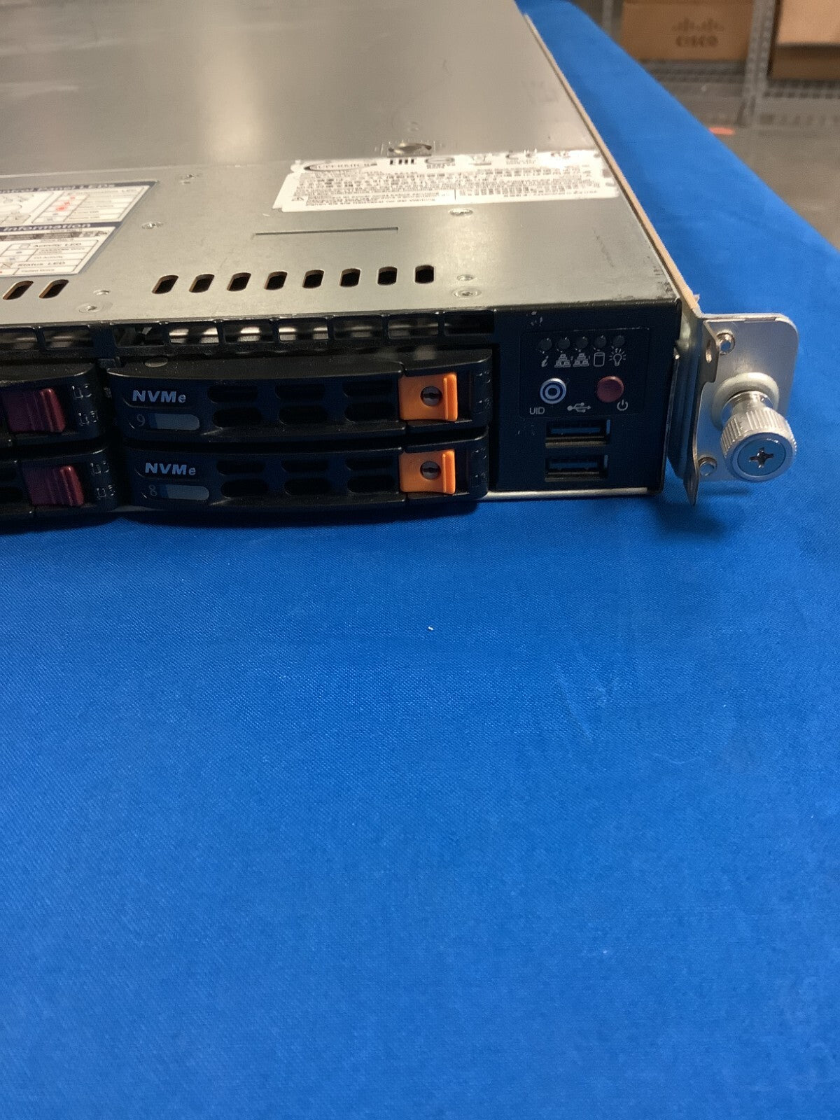 Supermicro SYS-1028U-TNRTP+ 750Wx2 PSU  Fans and cables heatsink