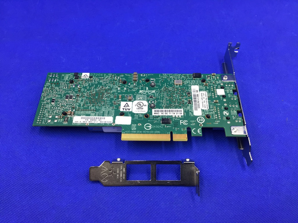 656596-B21 GENUINE HP Ethernet 10Gb 2 Port 530T Adapter 657128-001 656594-001