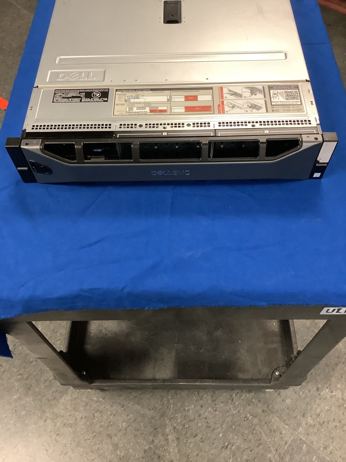 Dell EMC XC730 G13 16 bay 2.5"  072T6D 2x1100w PSU Heatsink Fans cables 16GB SD