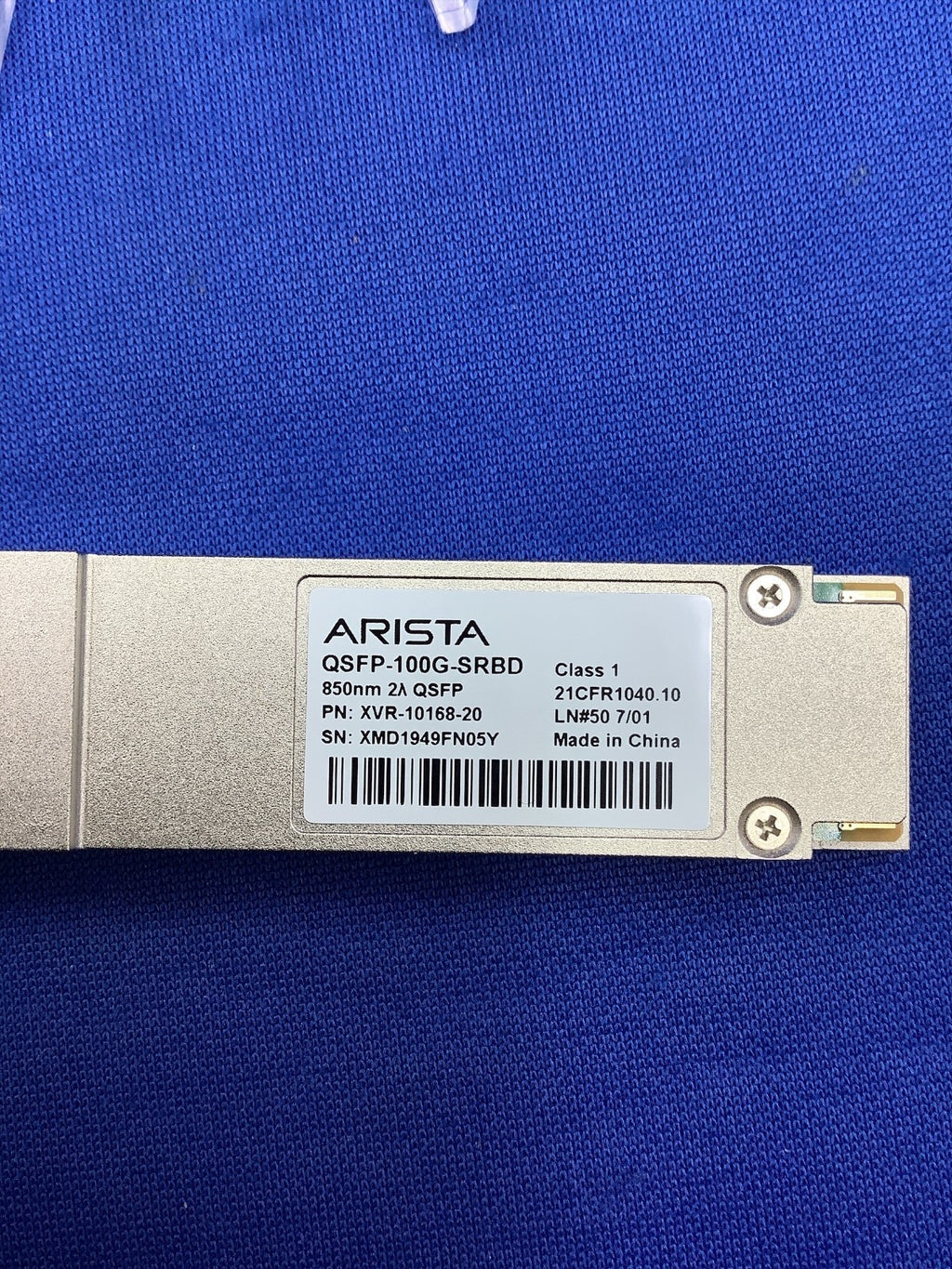 QSFP-100G-SRBD Arista 100GB BASE-BIDI OM3/100m OM4 MMF QSFP28 Transceiver