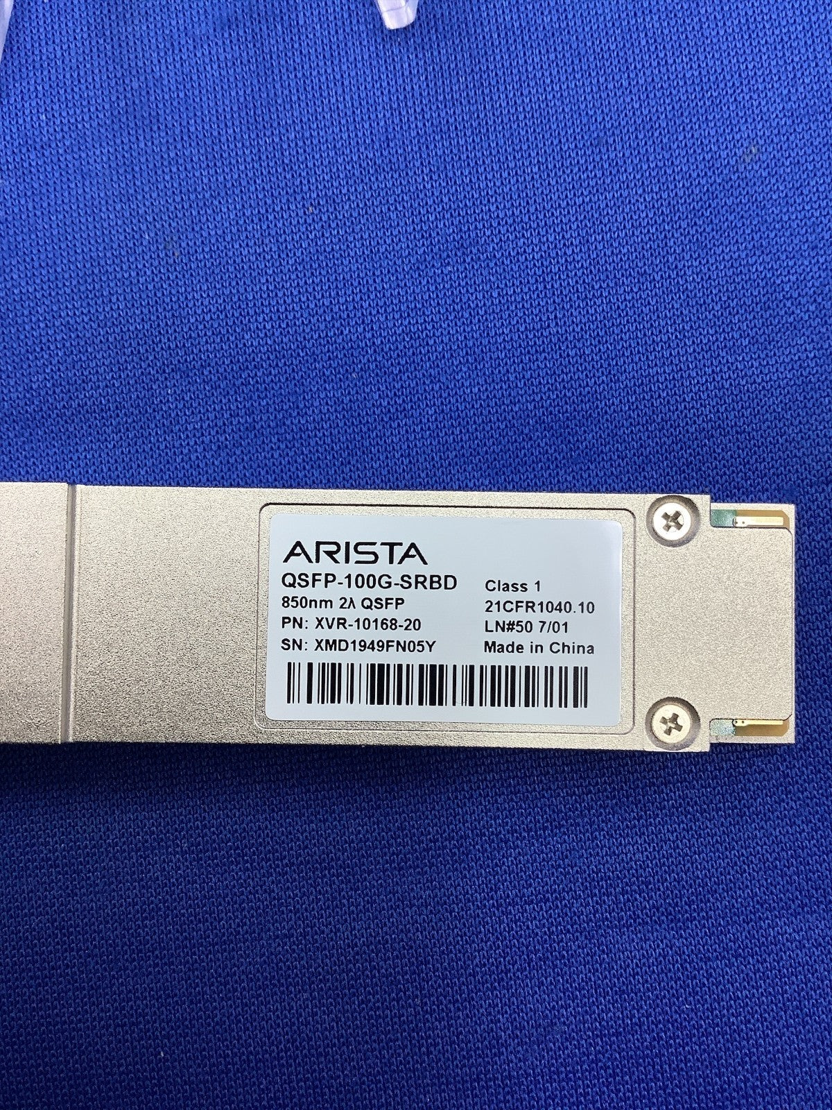 QSFP-100G-SRBD Arista 100GB BASE-BIDI OM3/100m OM4 MMF QSFP28 Transceiver