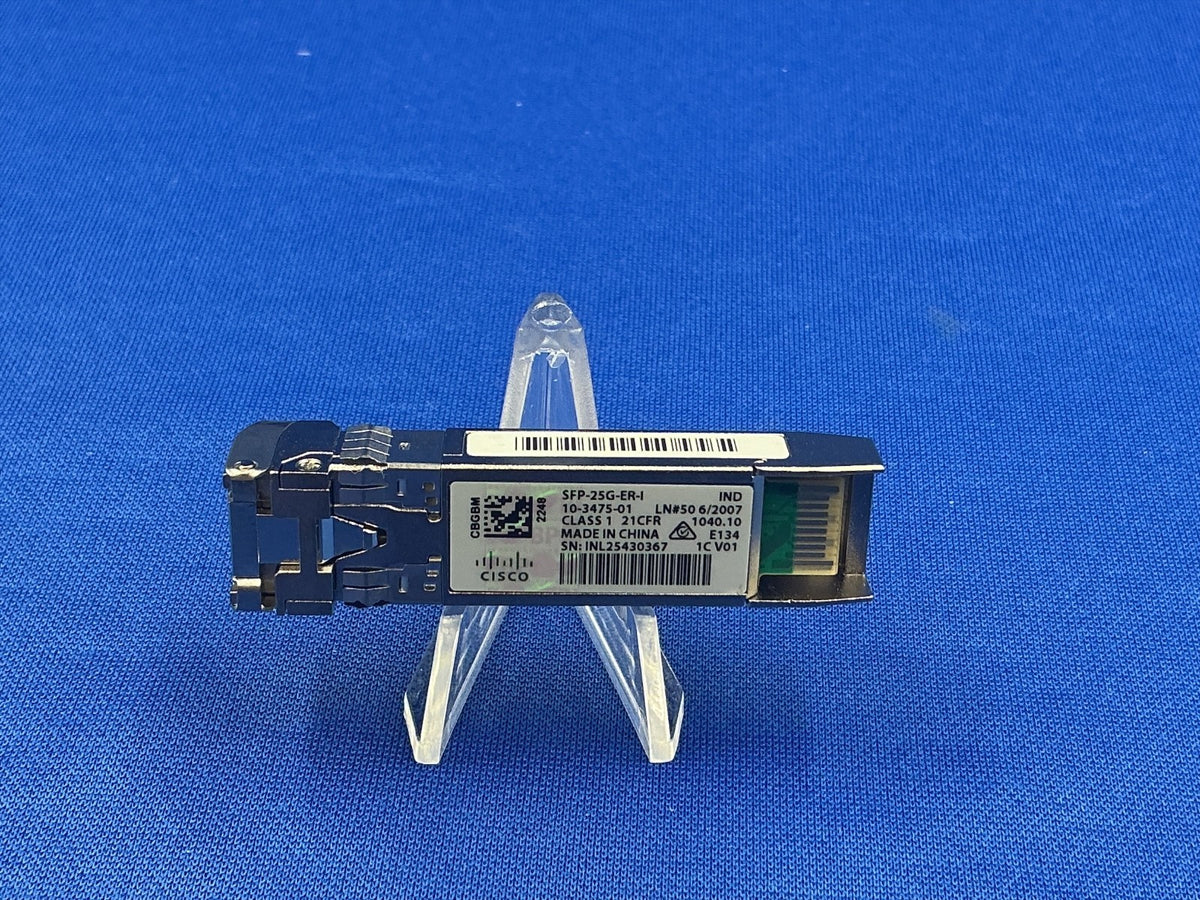 SFP-25G-ER-I Cisco SFP28 25G 40km SMF Module Industrial Temperature 10-3475-01
