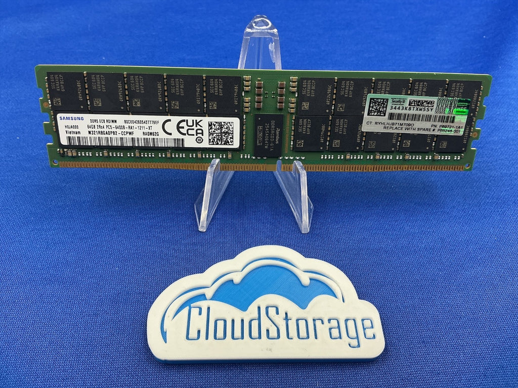 HPE P69721-1A1 P64986-B21 64GB DDR5-6400 2Rx4 ECC RDIMM SmartMemory P65248-001