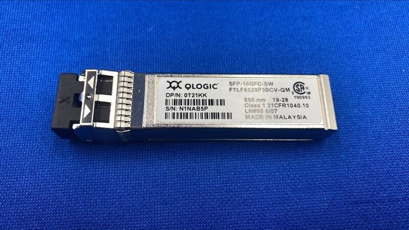 FTLF8529P3BCV-QM  Finisar 16G FC SFP+ 850nm Optical Transceiver