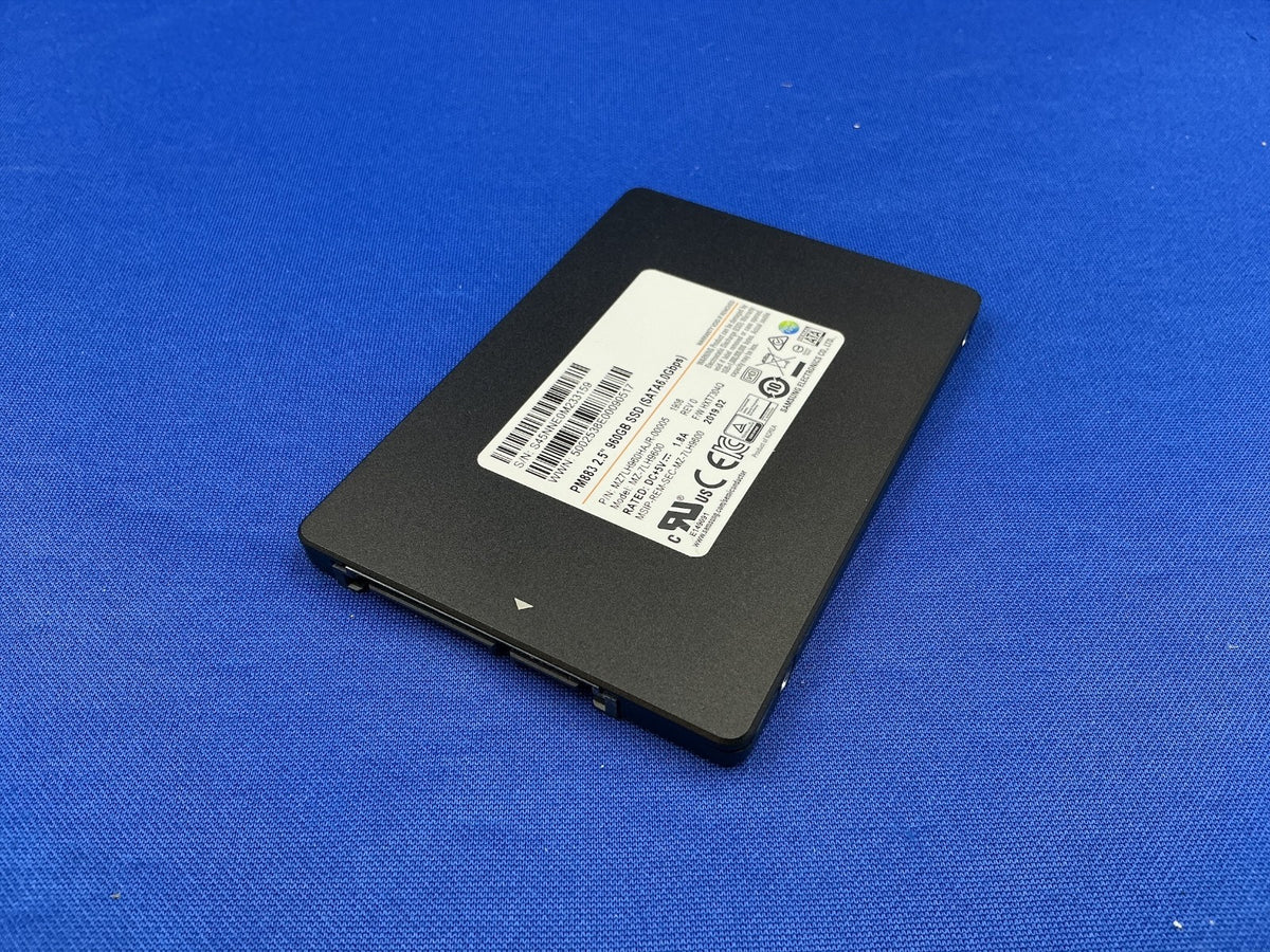 MZ-7LH9600 Samsung PM883 960GB SATA 6Gbps 2.5" Internal SSD MZ7LH960HAJR