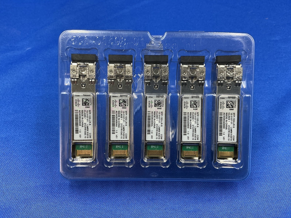 SFP-10G-LR-S Genuine Cisco 10GBASE-LR 10KM SMF SFP Module 10-3107-01