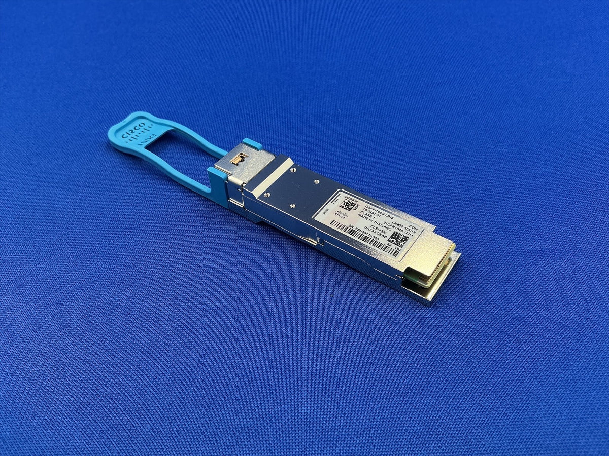 QSFP-100G-LR-S  Cisco 100GBASE-LR1 10km over SMF QSFP Transceiver
