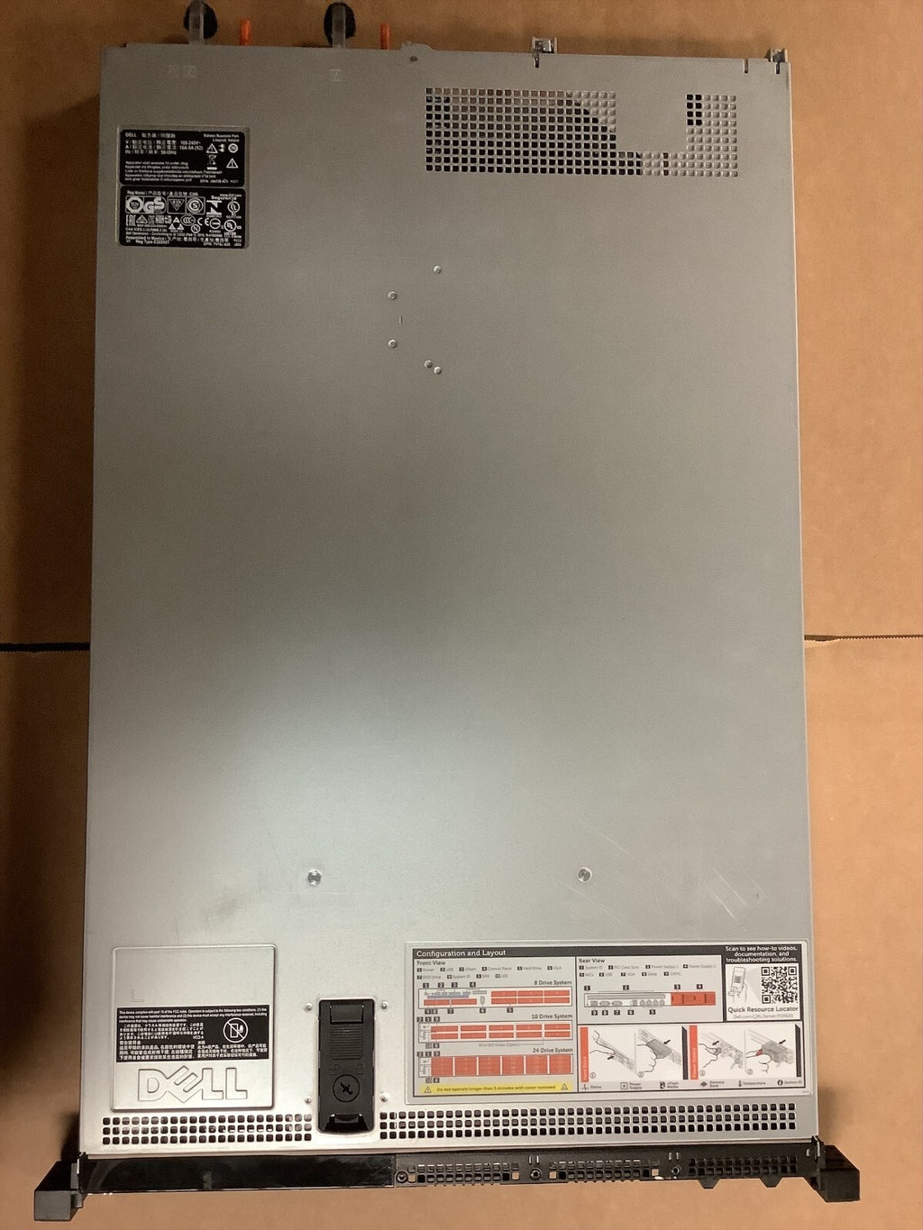 DELL PowerEdge R630 8bay with MOBO 0CNCJW, PCIE board, 2 X750w PSU