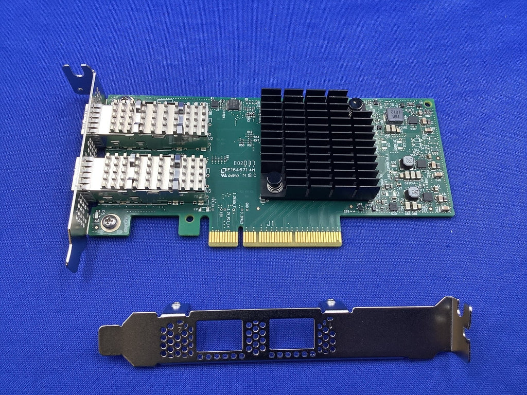 Both Brackets MCX4121A-ACAT Mellanox ConnectX4 Lx 2-Port SFP28 25GB PCIe Adapter