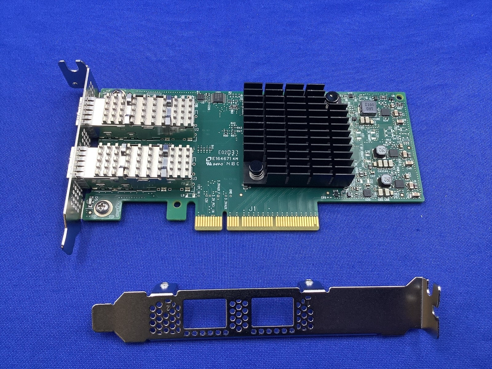 Both Brackets MCX4121A-ACAT Mellanox ConnectX4 Lx 2-Port SFP28 25GB PCIe Adapter
