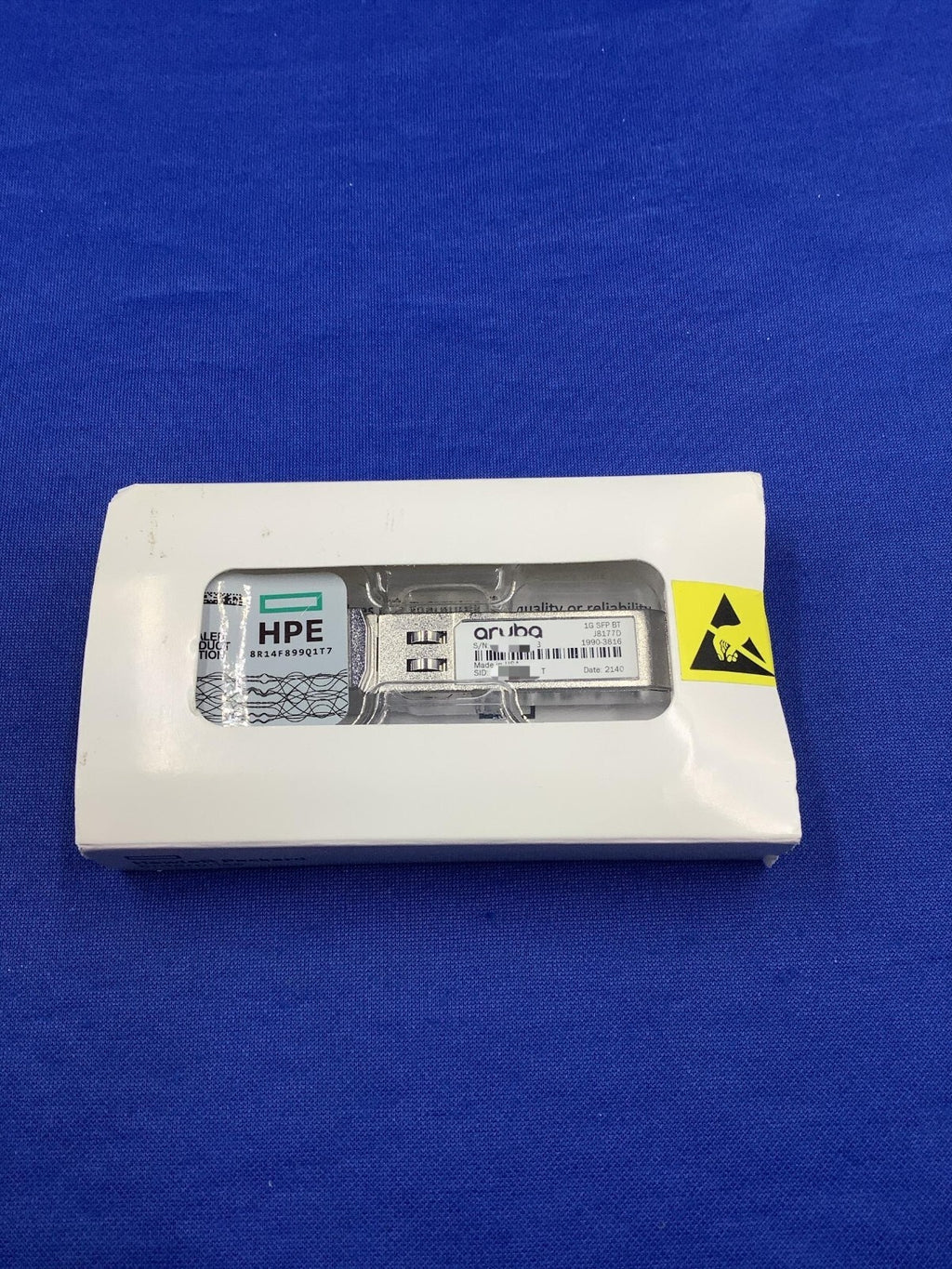 J8177D HP ARUBA 1GB SFP RJ45 T 100M XCVR TRANCEIVER 1990-3816