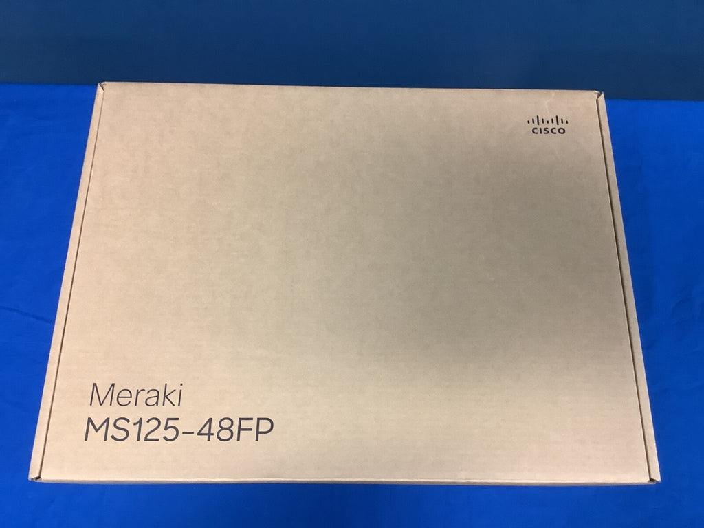 UNCLAIMED MS125-48FP-HW Cisco Meraki 48-Port PoE Managed Ethernet Switch