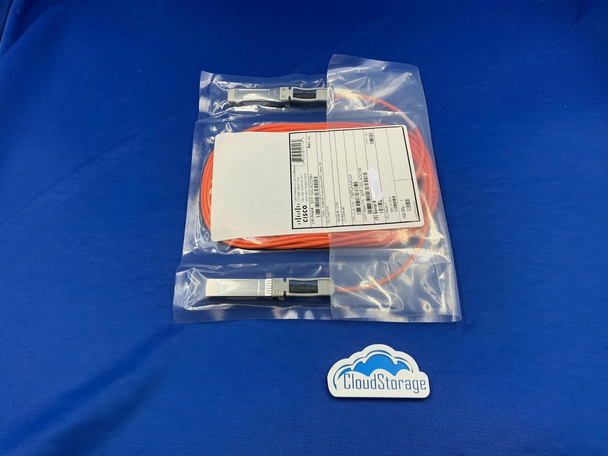 NEW Cisco SFP-10G-AOC5M 5M 10GbE SFP+Active Optical Fiber Cable