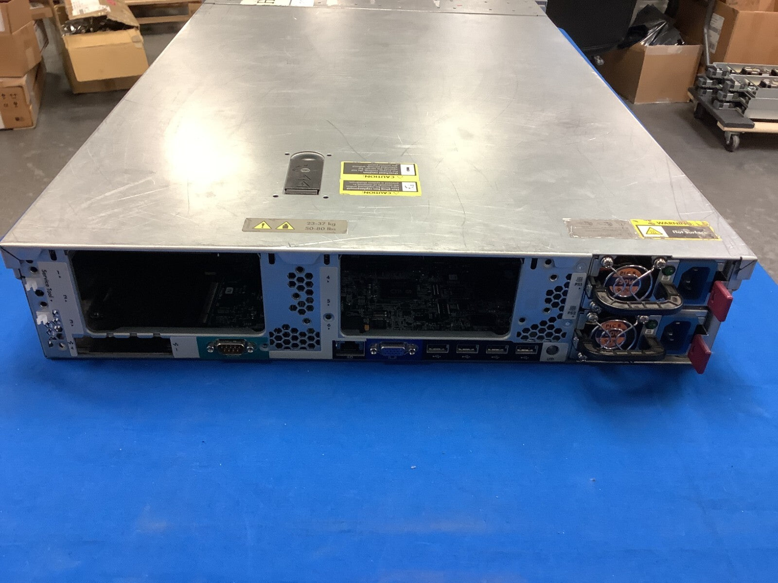 HP ProLiant DL380P G8 8x SFF Server Chassis w/ 662530-001 6x Fan 2 PSU 2heatsink