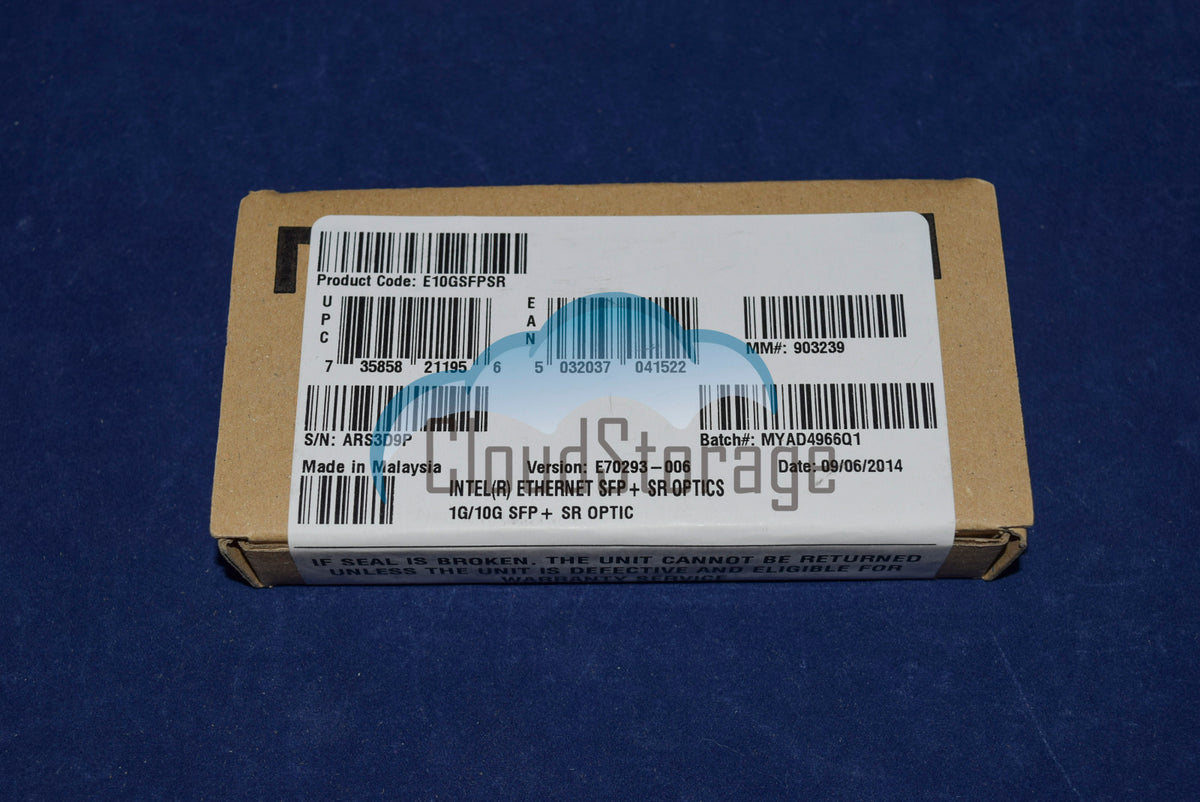 New F/S E10GSFPSR Intel 10G Ethernet SFP+ SR Optic for X520-DA2/SR2