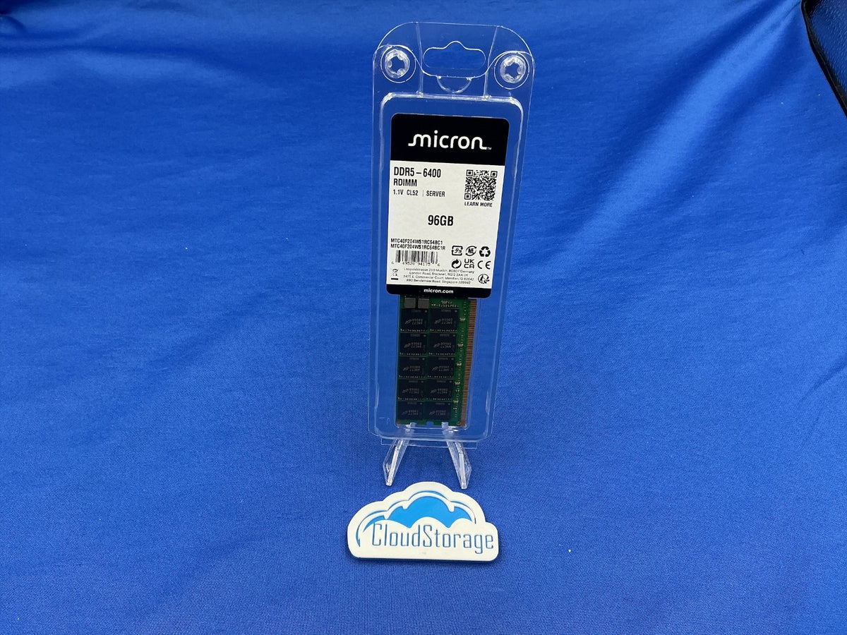 MTC40F204WS1RC64BC1 MICRON 96G (1X96GB) 2RX4 PC5-6400B RDIMM MEMORY