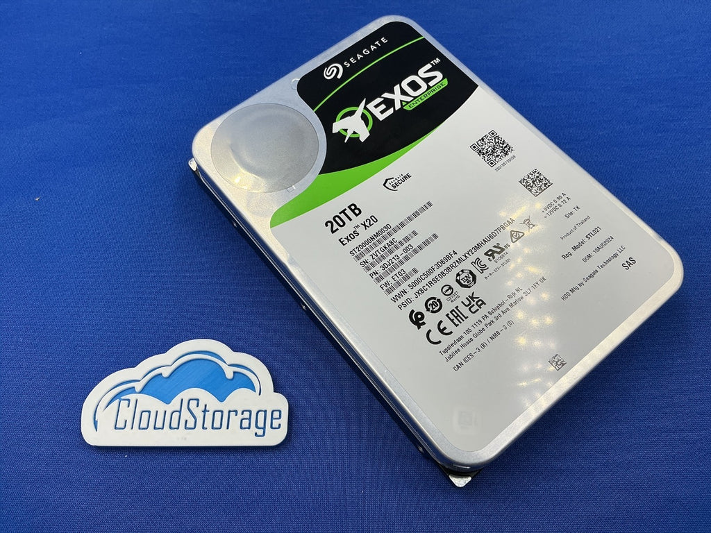 ST20000NM003D Seagate Exos X20 20TB 7200RPM SAS 12Gb/s 256MB 3.5in HDD