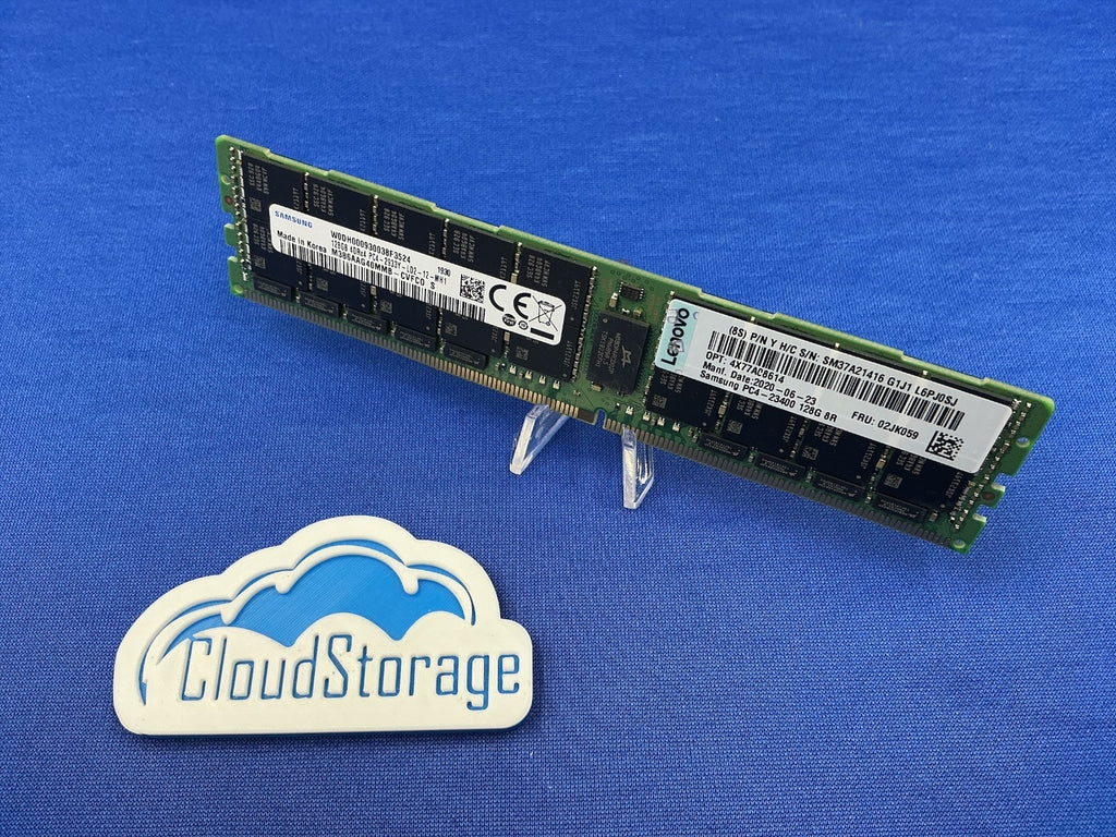 02JK059 LENOVO 128G (1X128GB) 4Rx4  PC4-2933Y LR MEMORY 4X77AC8614