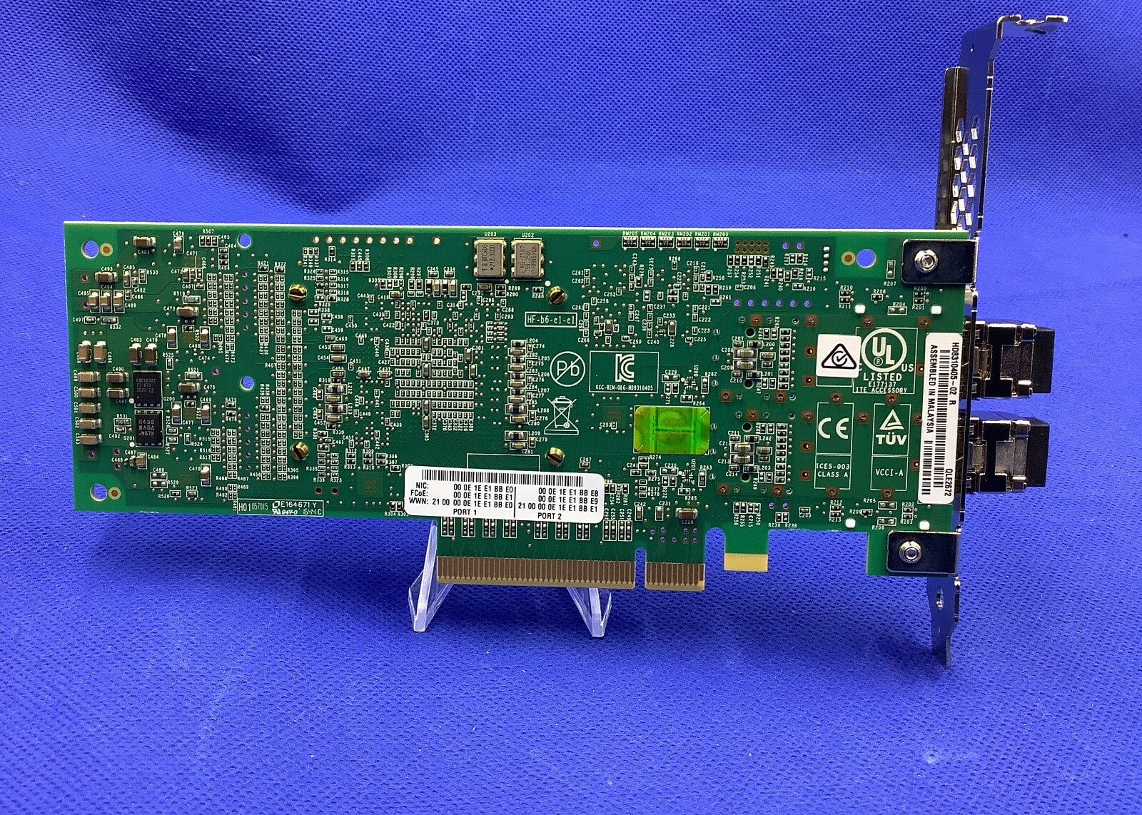 ORIGINAL QLE2672 QLOGIC QLE2672-CK SANBLADE 16GB FC DUAL PORT PCIE HBA