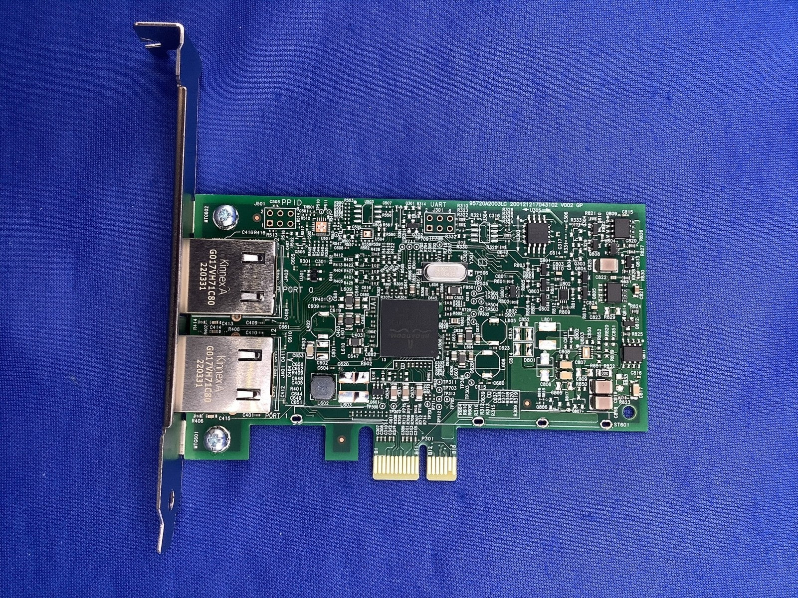 00YK550 ThinkSystem Broadcom 5720 1GbE RJ45 2-Port PCIe Ethernet Adapter