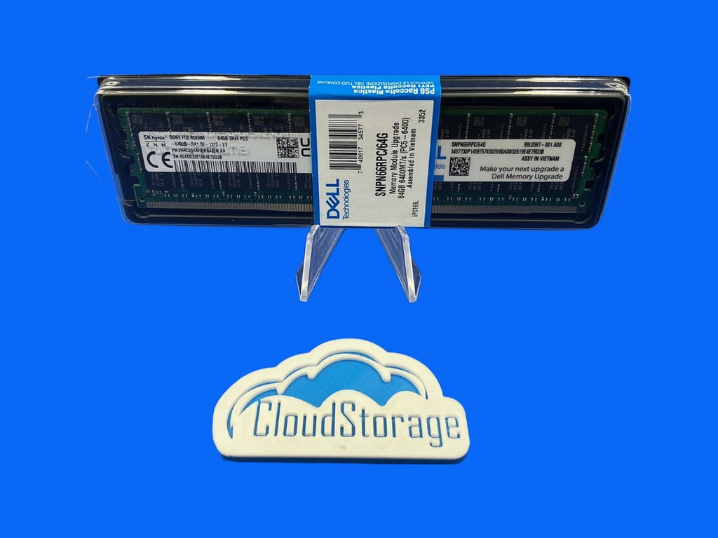 SNPN66RPC/64G DELL 64GB (1X64GB) 2RX4 PC5-6400B RDIMM MEMORY HMCG94AHBRA480N