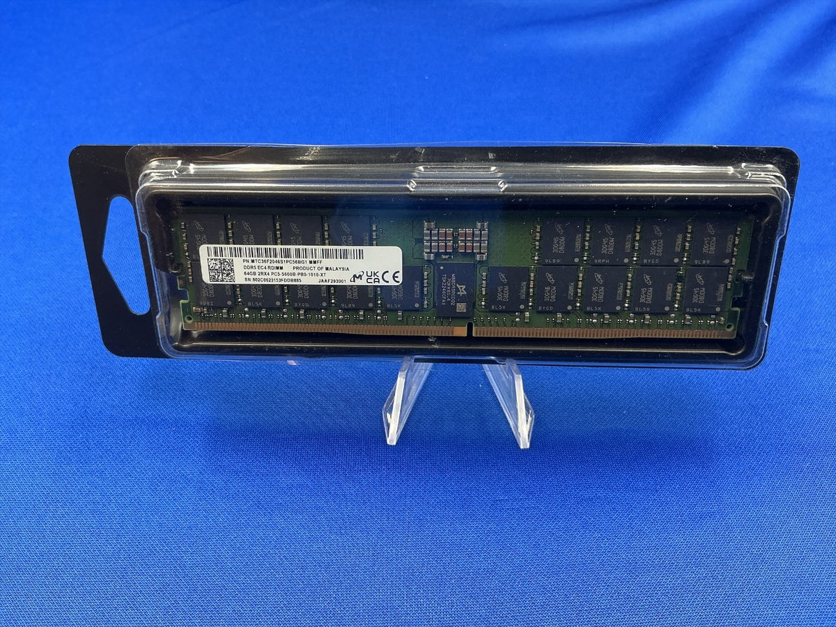 MICRON MTC36F2046S1PC56BG1 64GB 2Rx4 PC5-5600B DDR5 EC4 RDIMM Memory