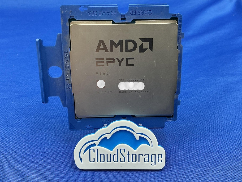 AMD EPYC 9965 100-000000976 192-Core 384-Thread 2.25GHz 384MB SP5 Server CPU