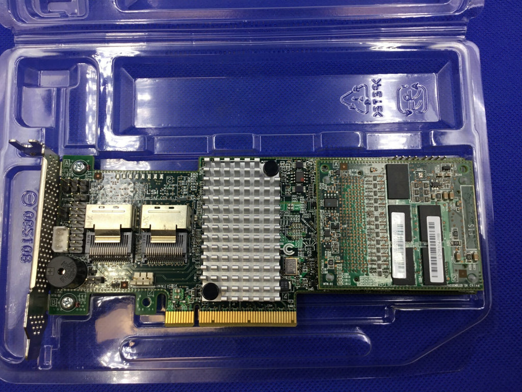LSI MEGARAID 8-PORT 6GB SAS/SATA PCIE RAID CONTROLLER CARD with Bracket, Cache