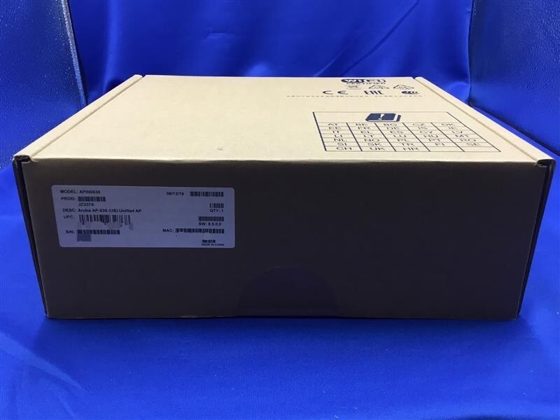JZ337A HPE ARUBA AP-535 (US) DR 4X4 802.11AX INTERNAL ANTENNAS UNIFIED CAMPUS AP