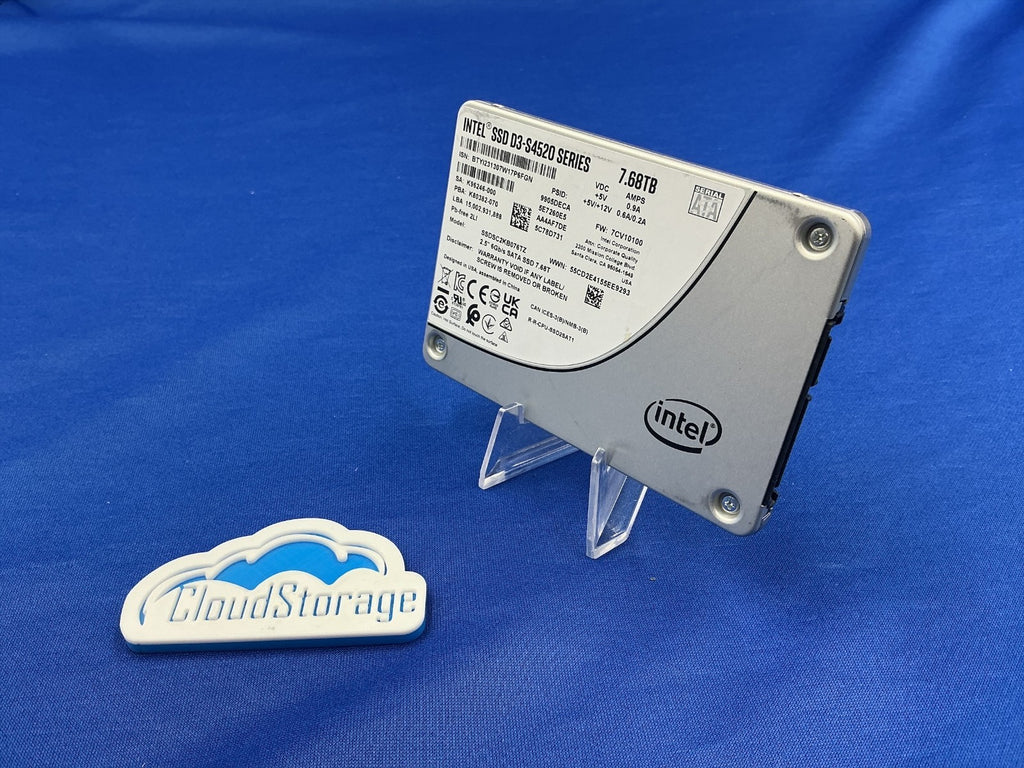 Intel D3-S4520 SSDSC2KB076TZ 7.68TB SATA 6Gb/s 2.5" Enterprise SSD