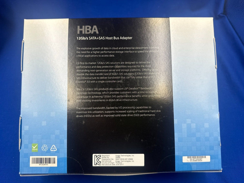 Broadcom LSI SAS 9305-24i 24-Port PCI-E 3.0 12Gb HBA Controller Card 05-25699-00