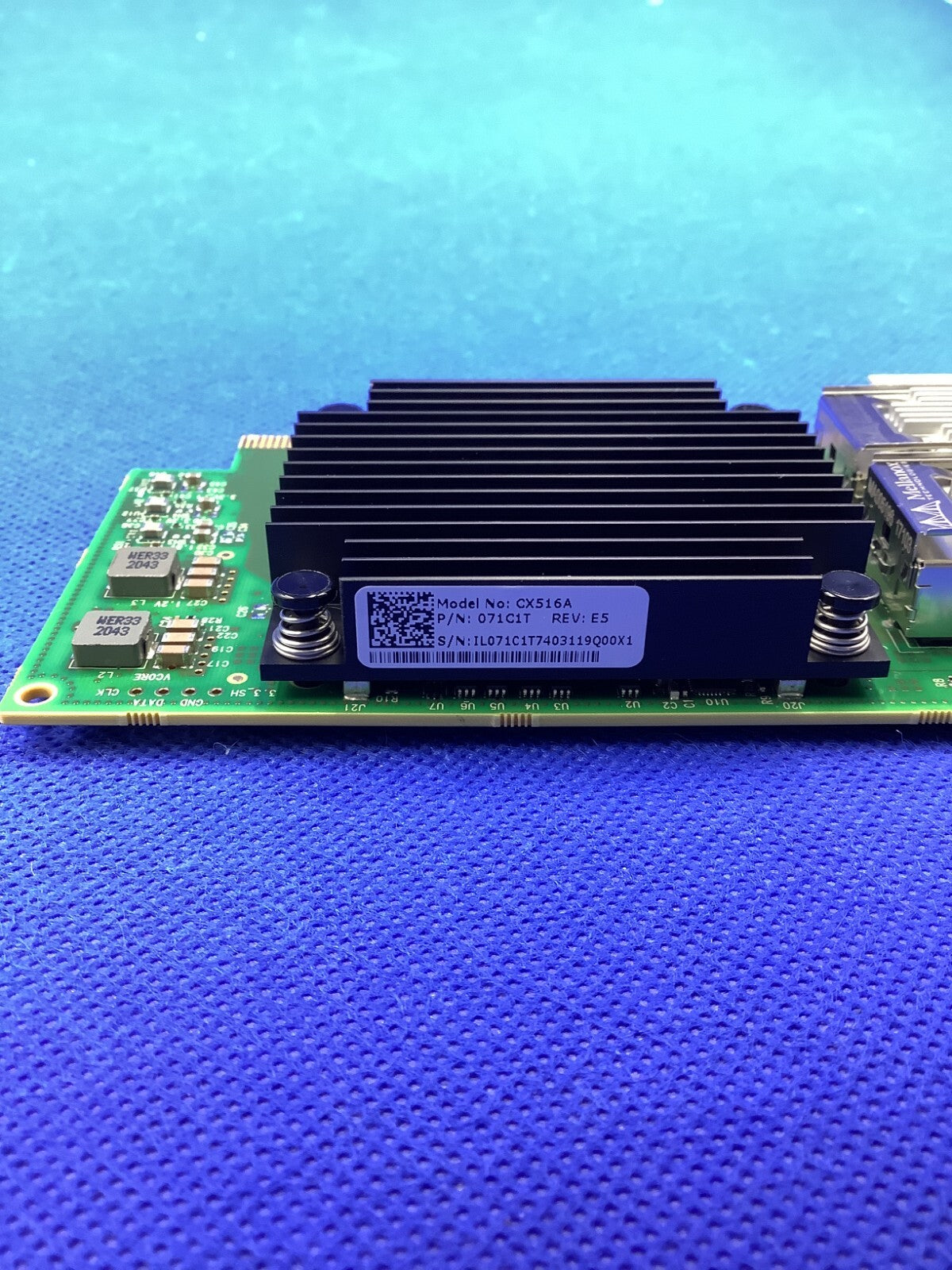 Dell 71C1T ConnectX-5 CX516A EN NIC 100GbE 2Port QSFP28 PCIe4.0x16 071C1T