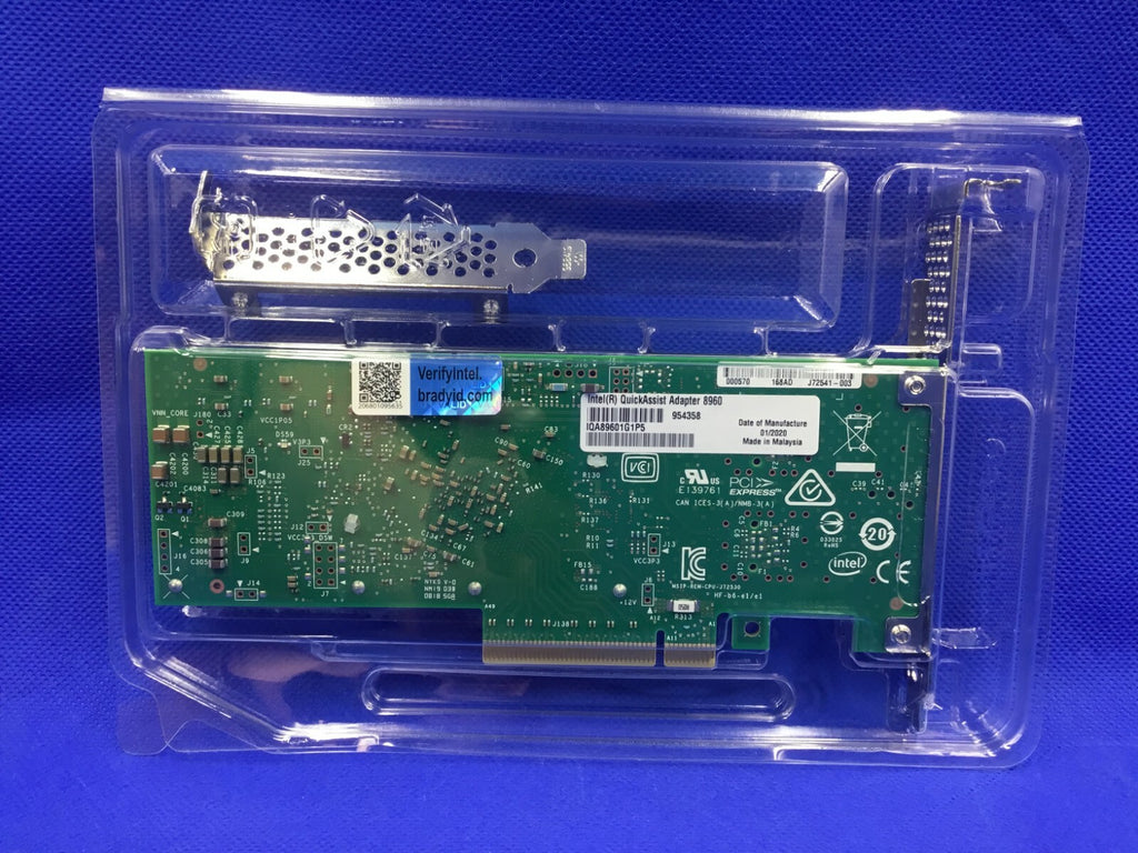 IQA89601G1P5 Intel® QuickAssist Adapter 8960 Cryptographic Accelerator CARD