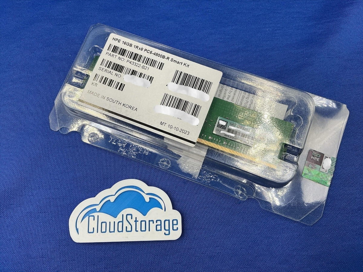 P43324-0A1 HPE 16GB (1X16GB) 1RX8 PC5-4800B RDIMM MEMORY P43322-B21  P48499-001
