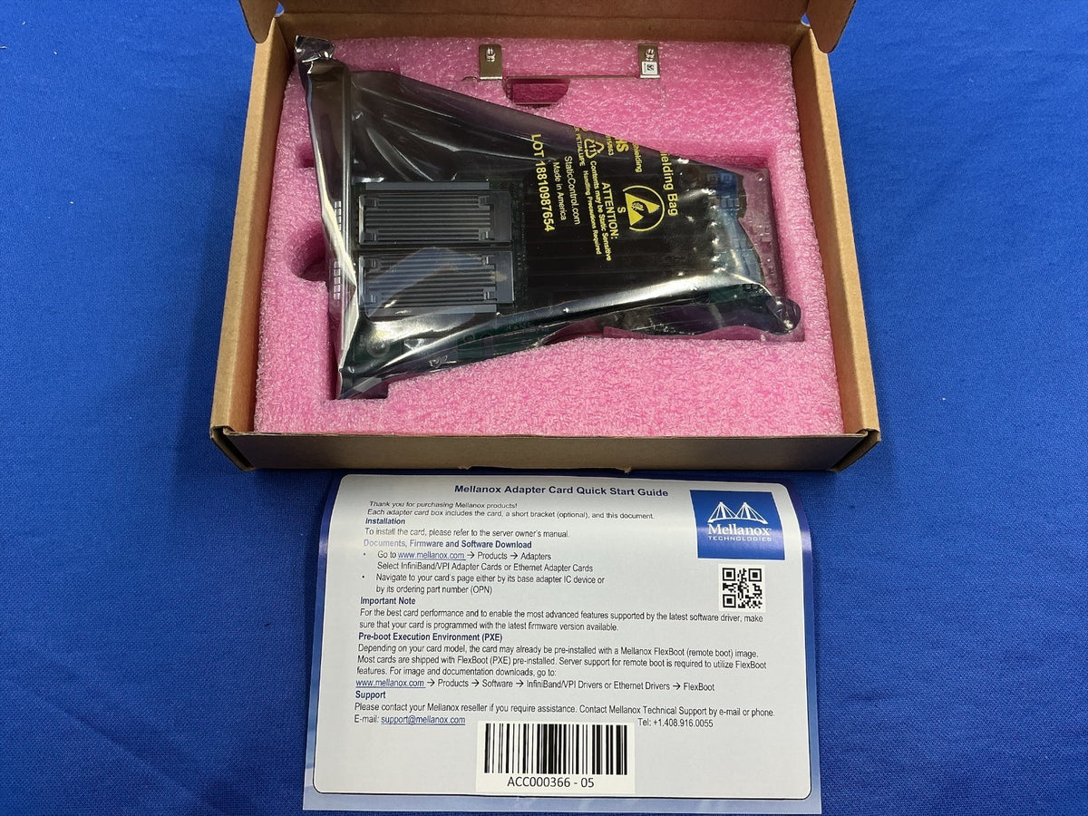 NEW MCX456A-ECAT Mellanox ConnectX-4 VPI EDR IB 100GbE QSFP28 Dual Port Adapter