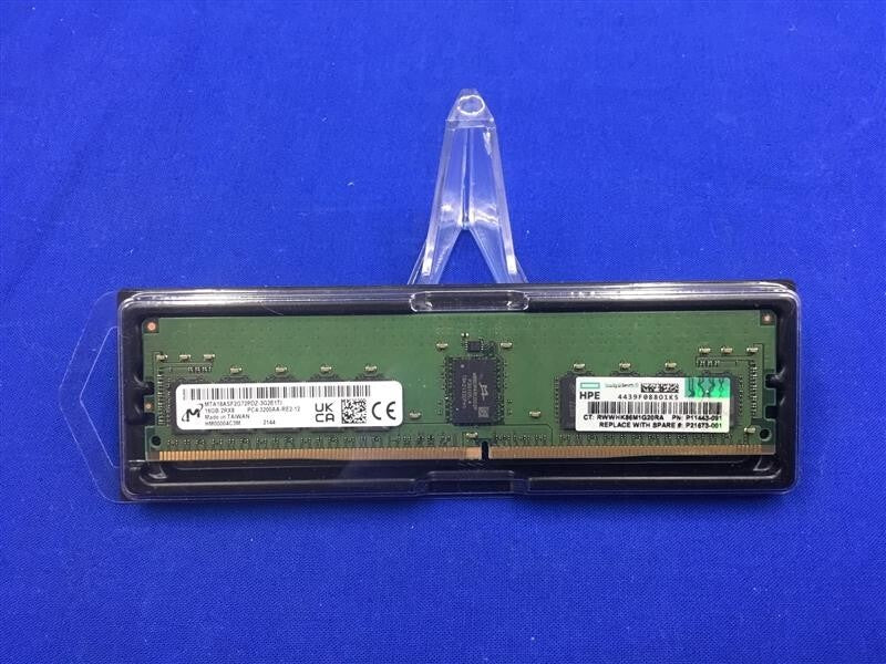 P11443-091 HPE 16GB 2Rx8 DDR4 PC4-3200AA ECC Server Memory P06031-B21 P21673-001