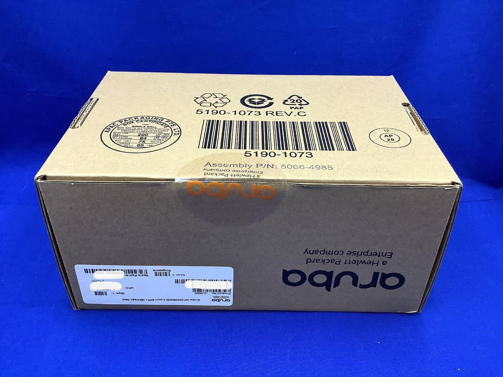 JL083A HPE HP Aruba 3810M/2930M 4SFP+ MACsec Module New Factory Sealed