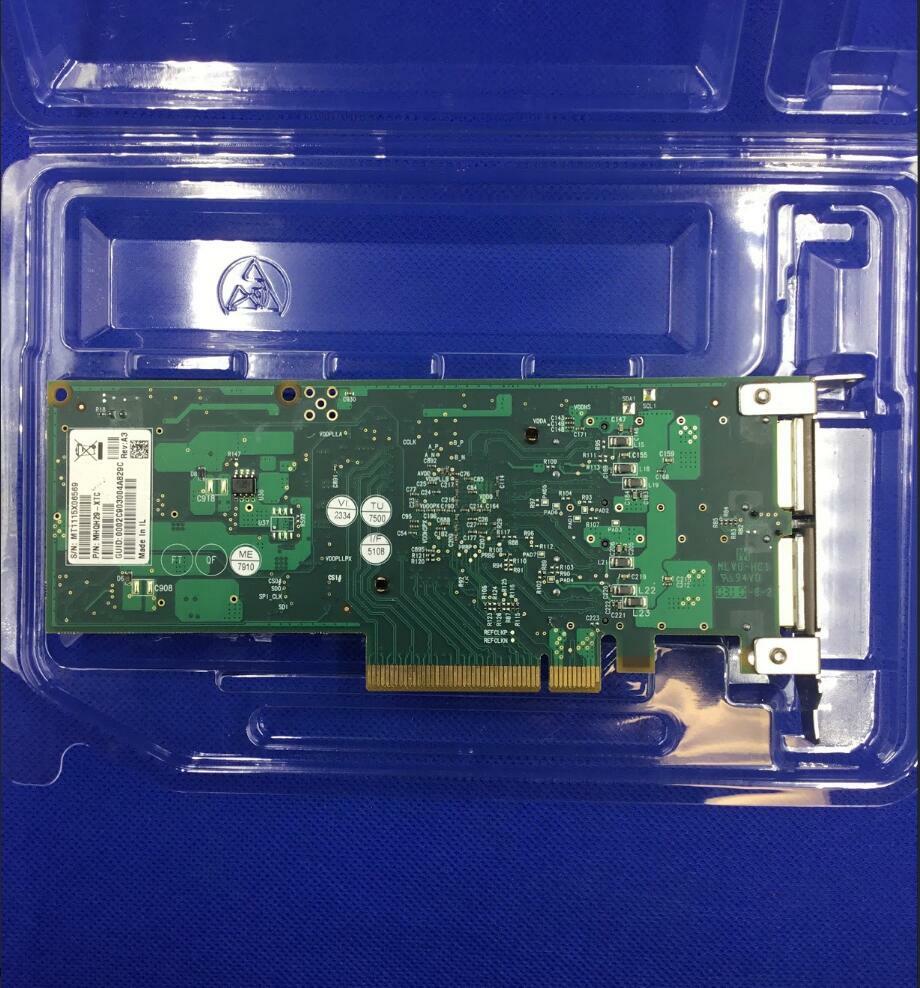 MHQH29-XTC Mellanox ConnectX IB Host Channel Dual 4xQSFP 40Gb/S Network Adapter