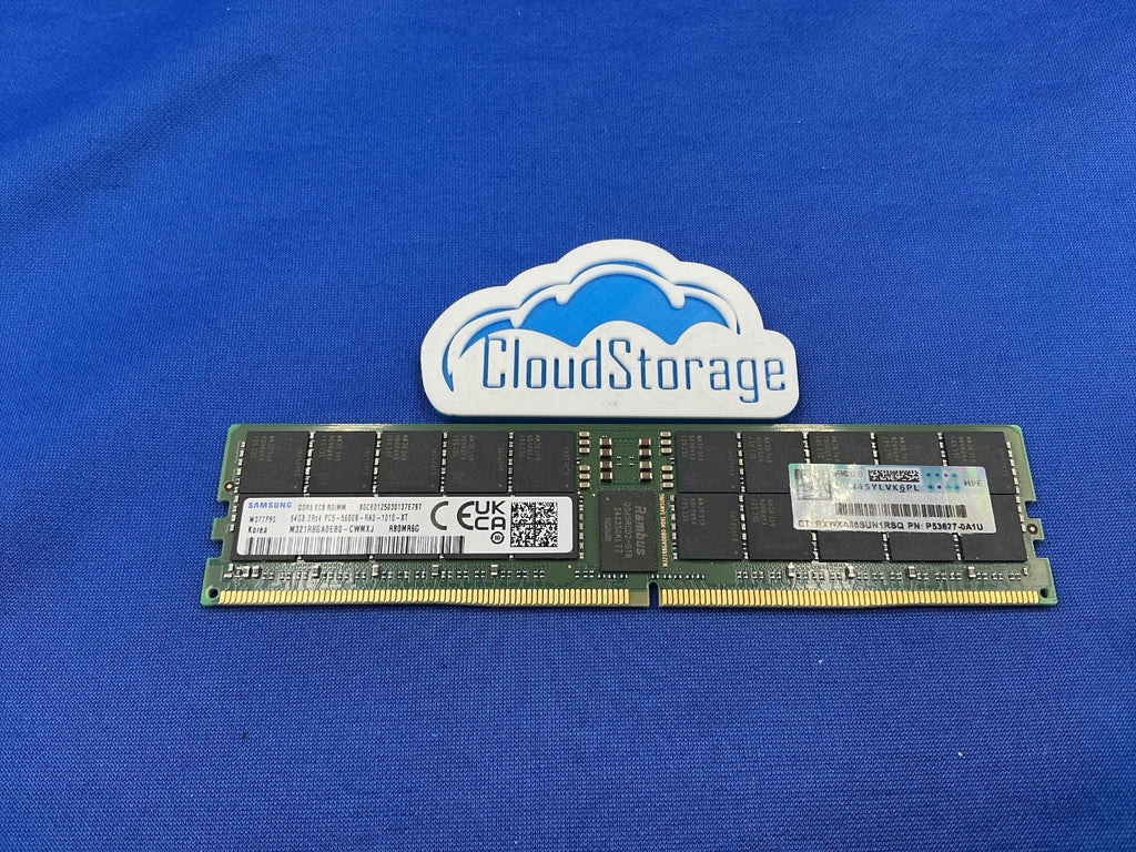 P53627-0A1U HPE 64GB (1X 64GB) 2RX4 PC5-5600B DDR5 RDIMM Smart Memory
