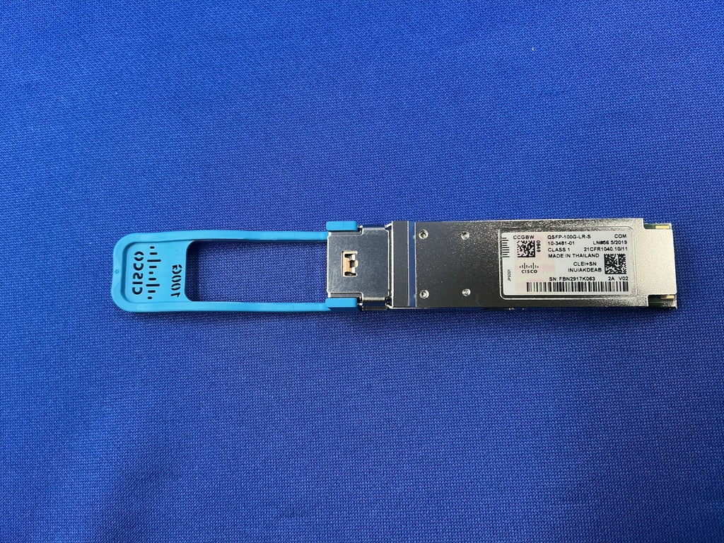 QSFP-100G-LR-S  Cisco 100GBASE-LR1 10km over SMF QSFP Transceiver